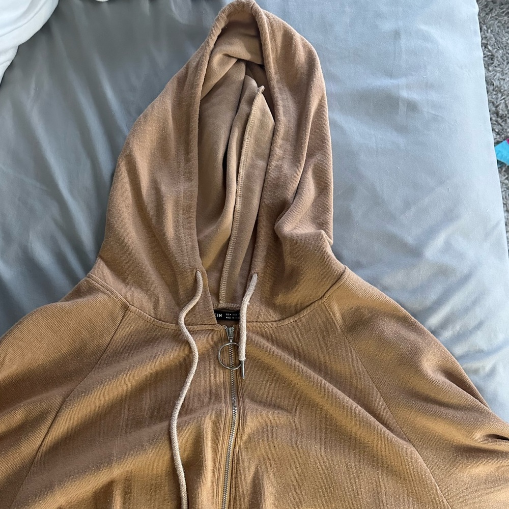 Zip up cuffed jacket